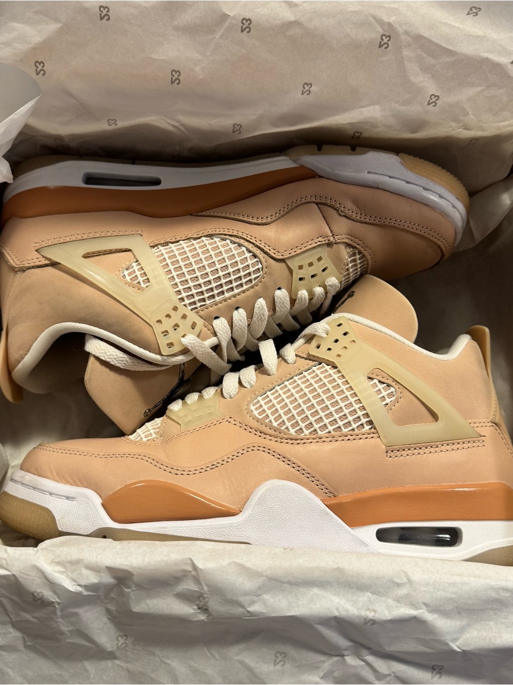 Wmns Air Jordan 4 Retro SHIMMER - Picture 15 of 16